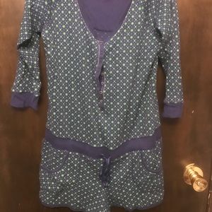 Victoria secret sleep romper size large